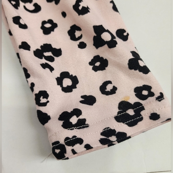 Free Style Girls Pink Leopard Print Knee-Length Ruffled A-Line Sundress, sz 10 - Picture 6 of 15